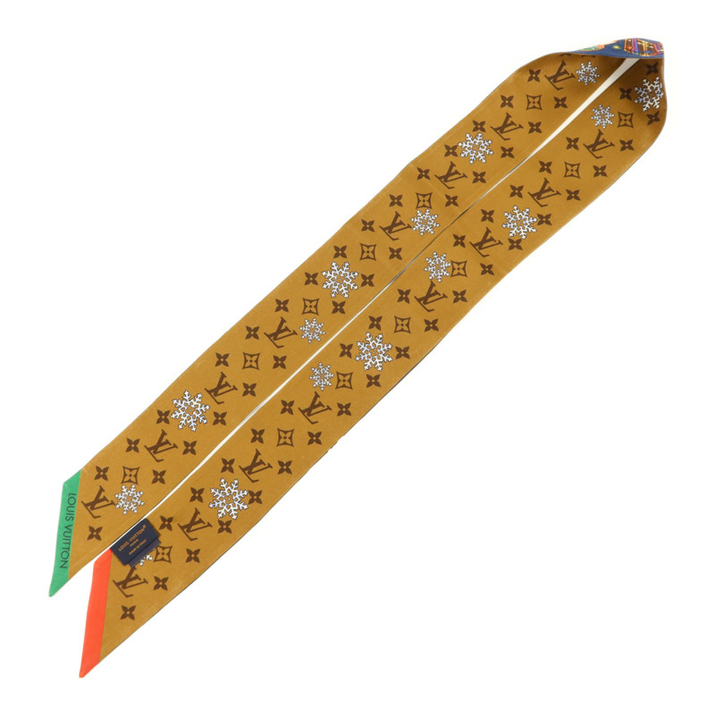 LOUIS VUITTON 絲質Vivienne Winter Celebration BB絲巾-2