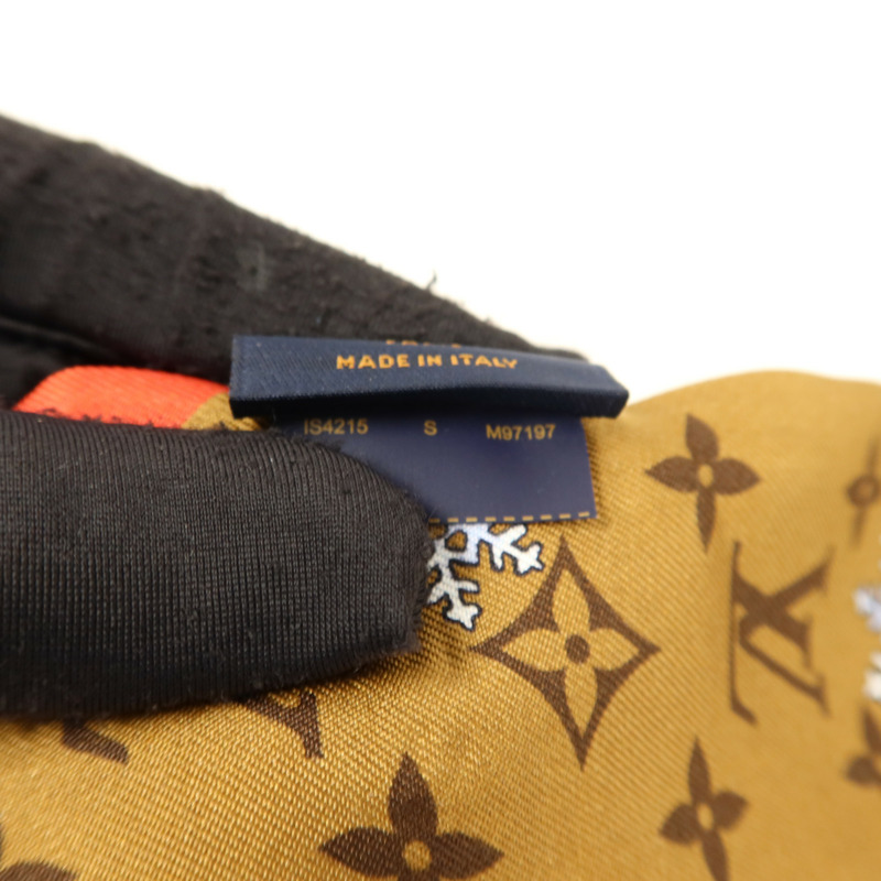 LOUIS VUITTON 絲質Vivienne Winter Celebration BB絲巾-6