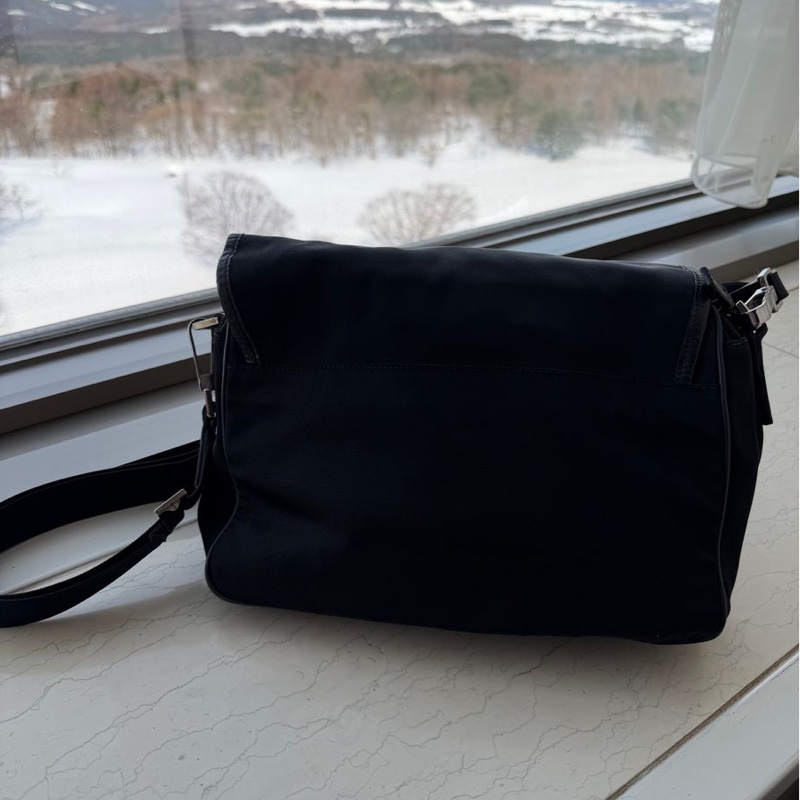 古馳 斜挎包  郵差包 肩背  斜挎  gucci black黑色 nylon /leather crossbody bag-10