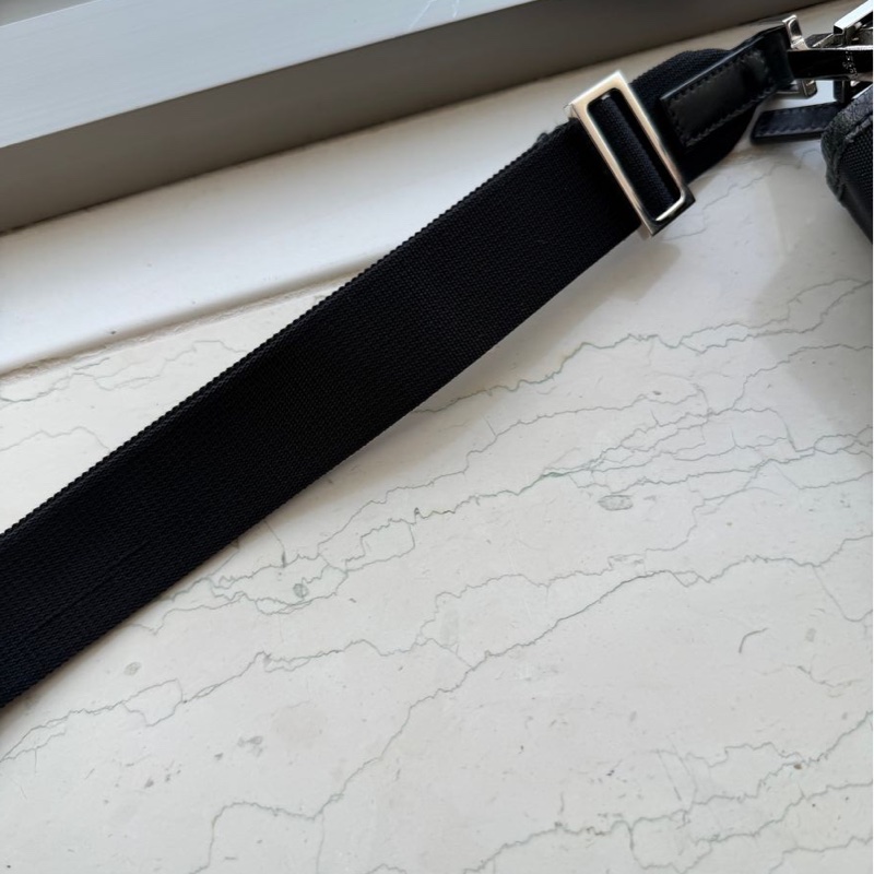 古馳 斜挎包  郵差包 肩背  斜挎  gucci black黑色 nylon /leather crossbody bag-17