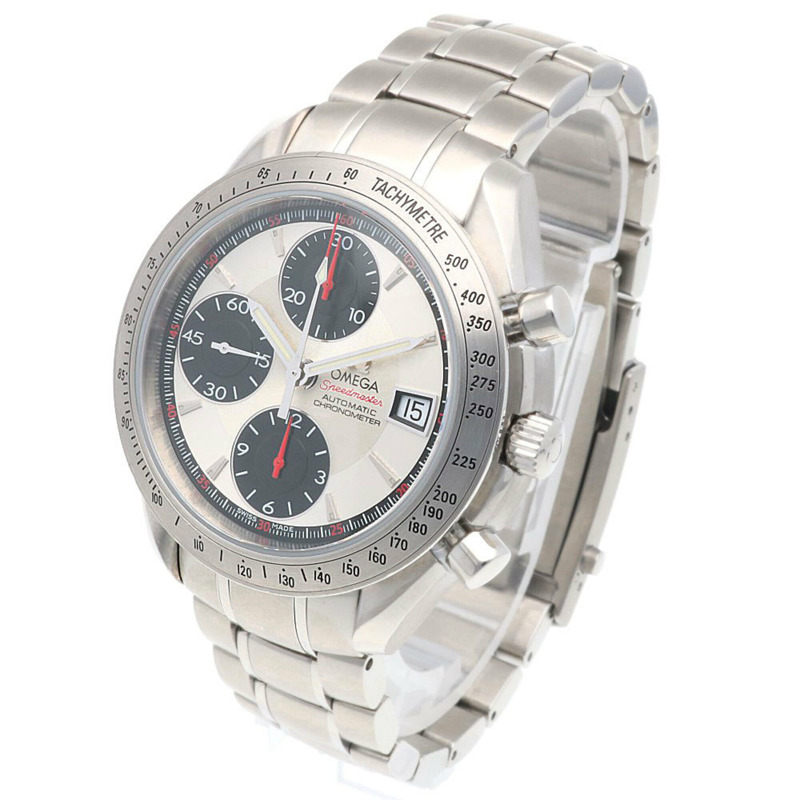 歐米茄超霸系列腕錶，不鏽鋼材質，型號32113100，自動上鍊，已翻新，拋光，84560XXX，男士腕錶，二手，計時碼錶，100米防水-2