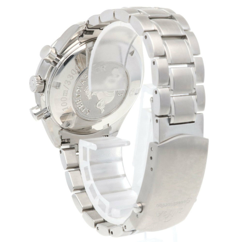 歐米茄超霸系列腕錶，不鏽鋼材質，型號32113100，自動上鍊，已翻新，拋光，84560XXX，男士腕錶，二手，計時碼錶，100米防水-4