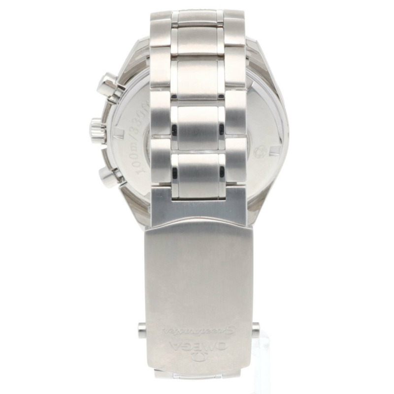 歐米茄超霸系列腕錶，不鏽鋼材質，型號32113100，自動上鍊，已翻新，拋光，84560XXX，男士腕錶，二手，計時碼錶，100米防水-5