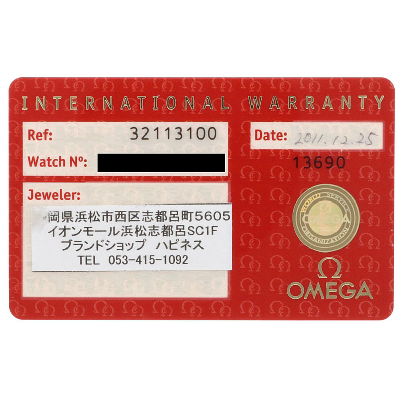 歐米茄超霸系列腕錶，不鏽鋼材質，型號32113100，自動上鍊，已翻新，拋光，84560XXX，男士腕錶，二手，計時碼錶，100米防水-9