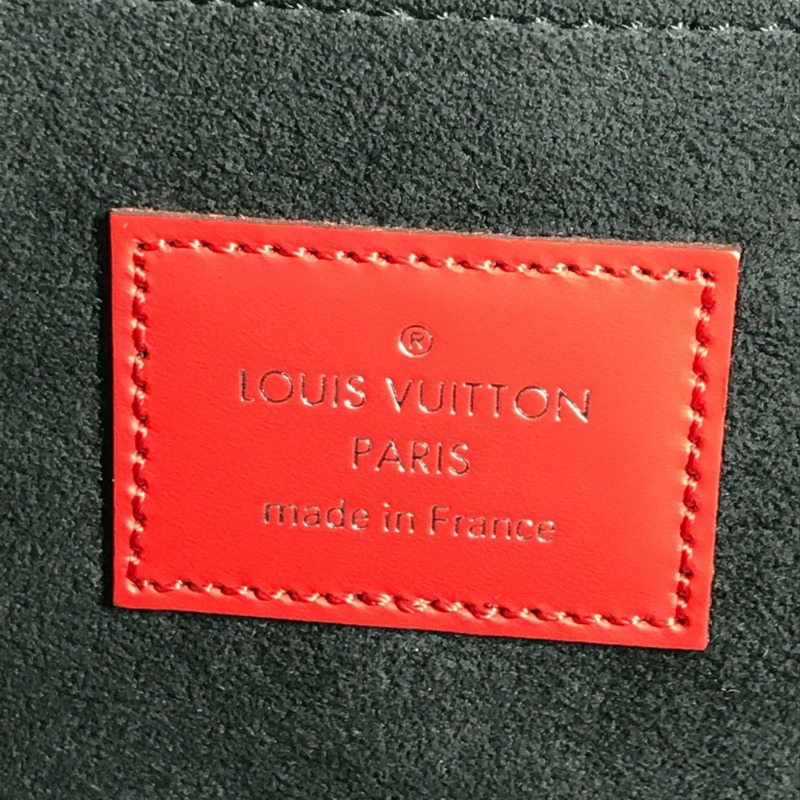 路易威登 M67722 Epi Pochette Jour GM Supreme 聯名手拿包 男士紅色-10