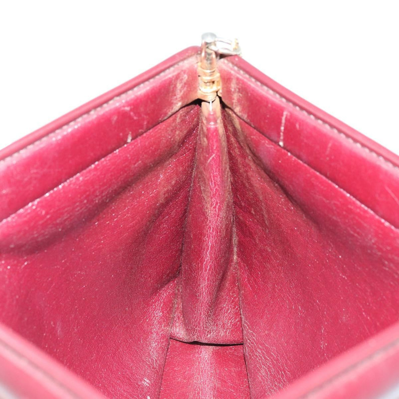 【日本直送】Christian Dior Trotter帆布鏈條單肩包 紅色金色 正品 LNZ657-11