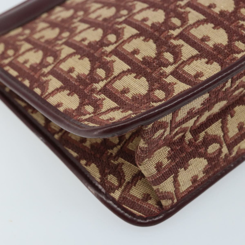 【日本直送】Christian Dior Trotter帆布鏈條單肩包 紅色金色 正品 LNZ657-13