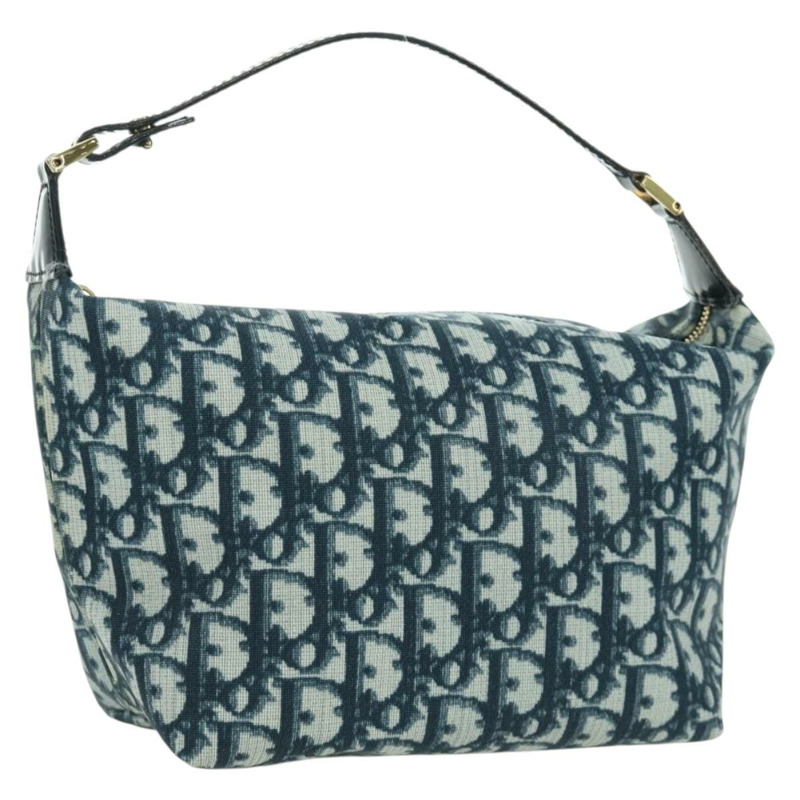 【日本直送】Christian Dior Trotter帆布手提包 PVC海軍藍金色 正品 BSZ620V-0