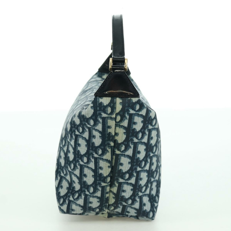 【日本直送】Christian Dior Trotter帆布手提包 PVC海軍藍金色 正品 BSZ620V-2