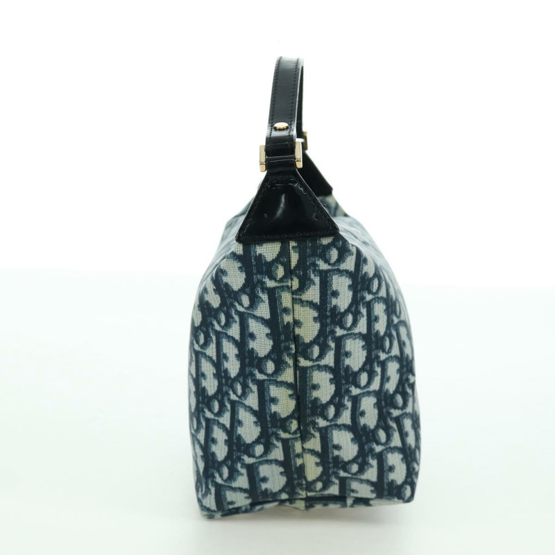 【日本直送】Christian Dior Trotter帆布手提包 PVC海軍藍金色 正品 BSZ620V-3