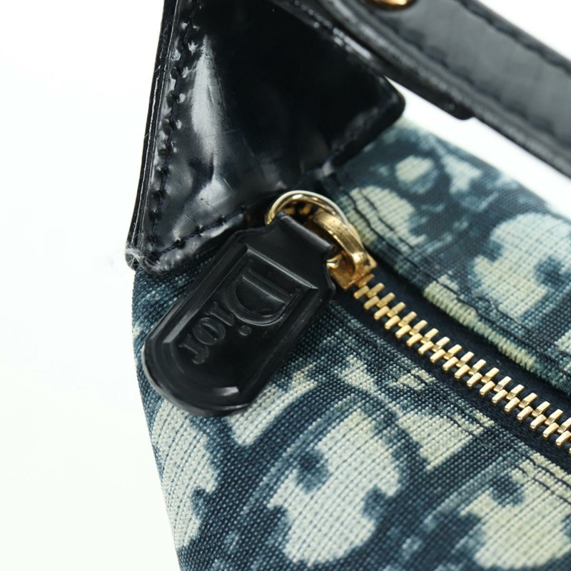 【日本直送】Christian Dior Trotter帆布手提包 PVC海軍藍金色 正品 BSZ620V-9