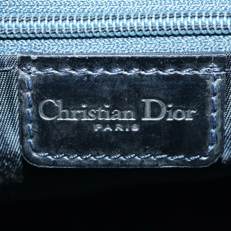 【日本直送】Christian Dior Trotter帆布手提包 PVC海軍藍金色 正品 BSZ620V-17