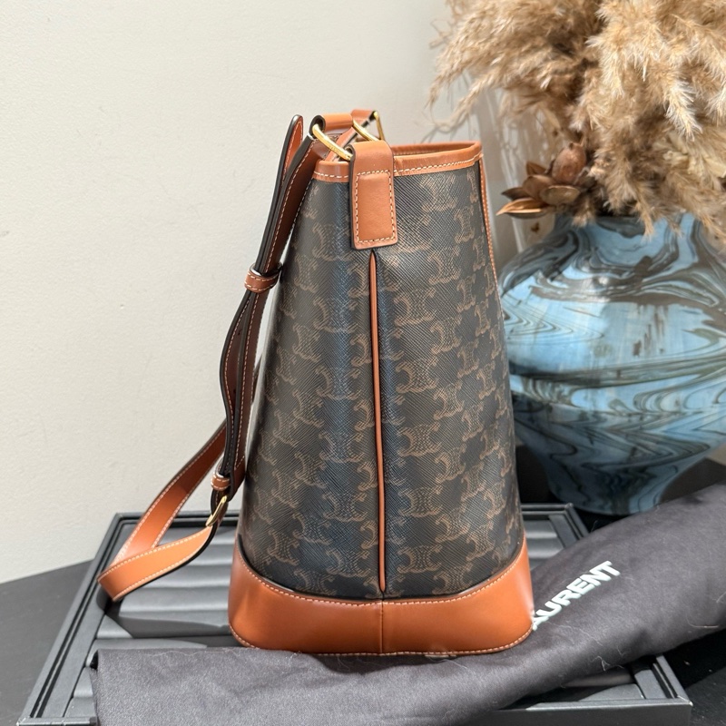 99新 Celine 老花水桶中號 21年包 附件：塵袋-2