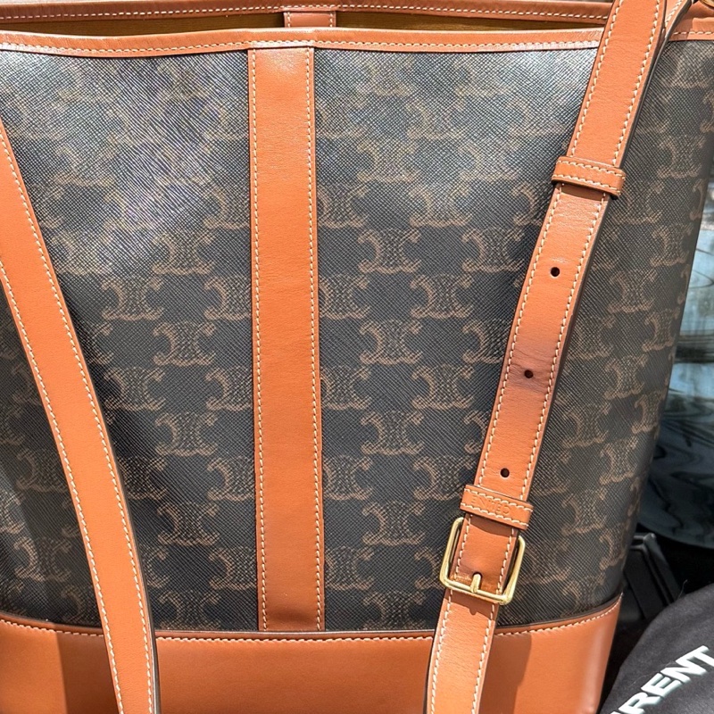 99新 Celine 老花水桶中號 21年包 附件：塵袋-9