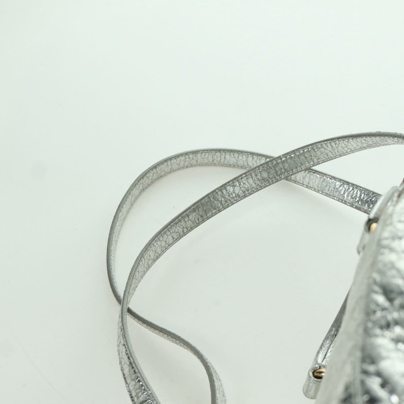 【日本直送】Christian Dior Canage 雙肩包，皮革材質，金色/銀色，正品 AMZ448V-14