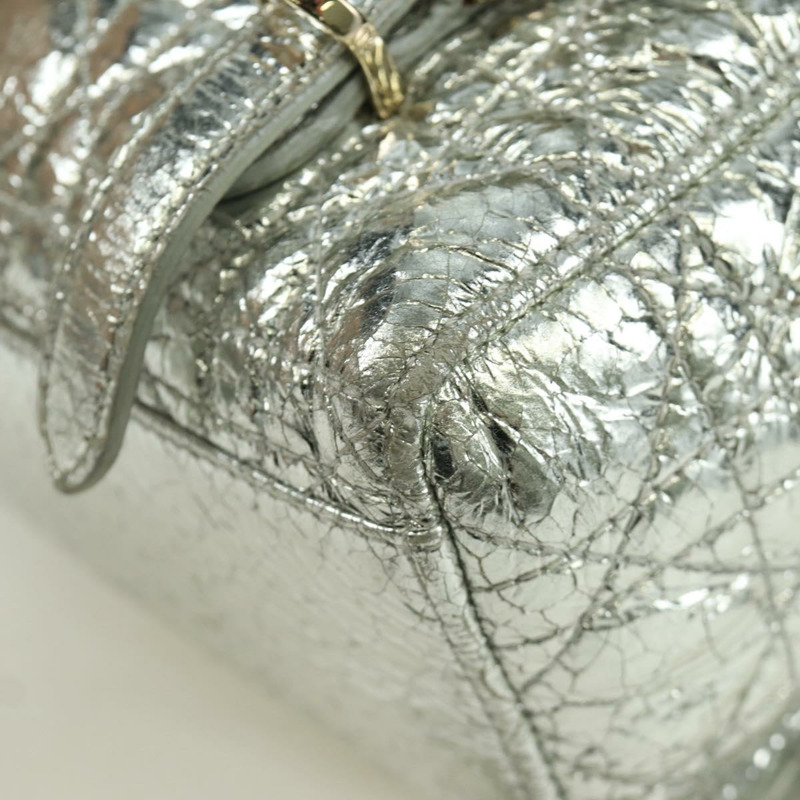 【日本直送】Christian Dior Canage 雙肩包，皮革材質，金色/銀色，正品 AMZ448V-18