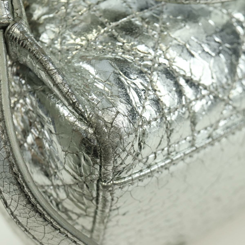 【日本直送】Christian Dior Canage 雙肩包，皮革材質，金色/銀色，正品 AMZ448V-19