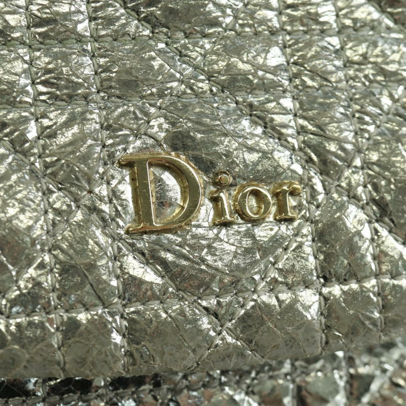 【日本直送】Christian Dior Canage 雙肩包，皮革材質，金色/銀色，正品 AMZ448V-21