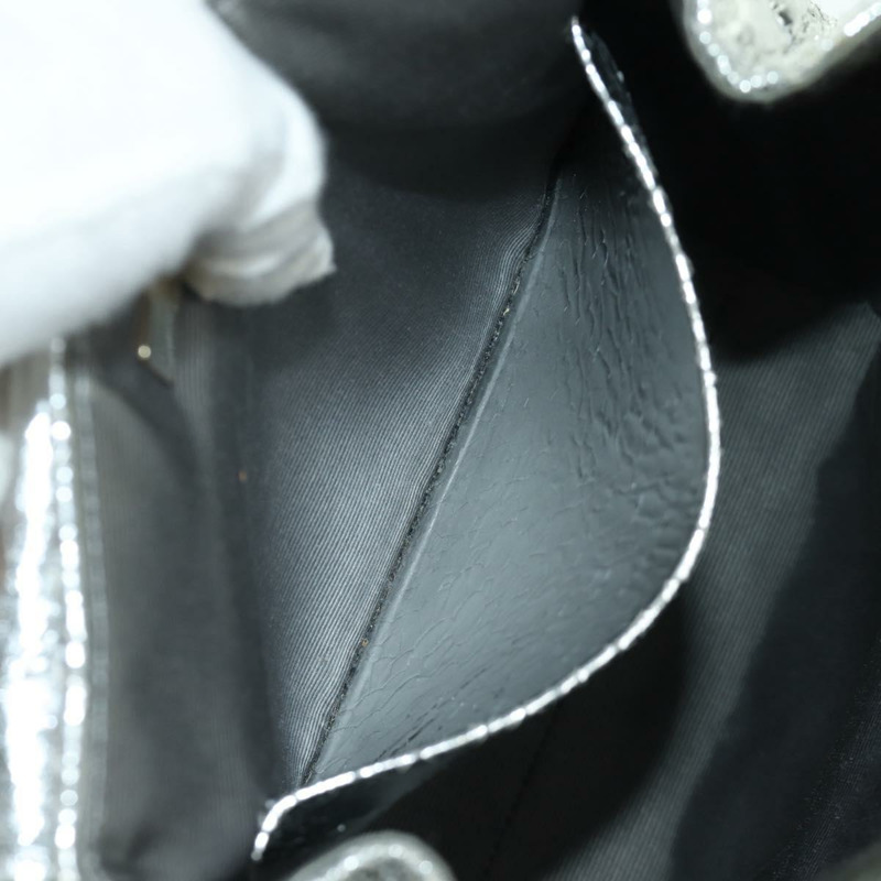 【日本直送】Christian Dior Canage 雙肩包，皮革材質，金色/銀色，正品 AMZ448V-29