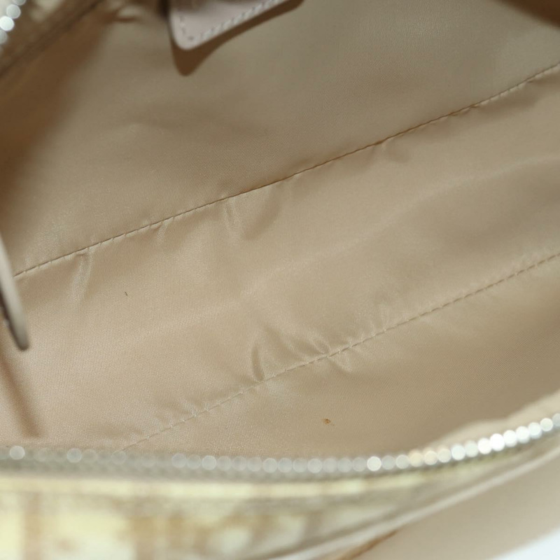 【日本直送】Christian Dior Trotter帆布少女包 PVC皮革 米色 銀色 正品 YKZ130SAV-10