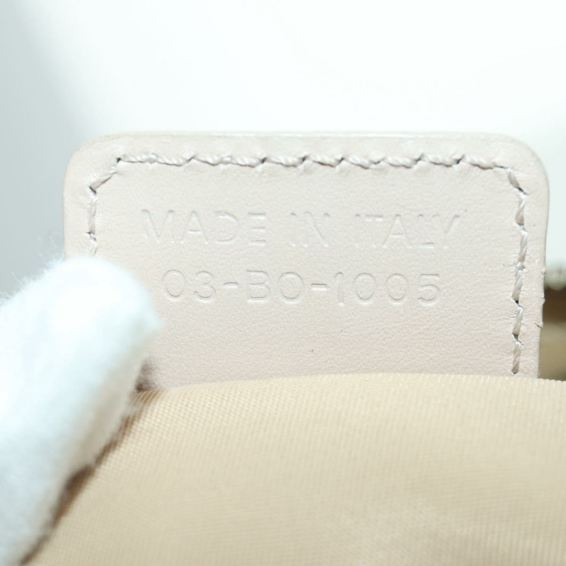 【日本直送】Christian Dior Trotter帆布少女包 PVC皮革 米色 銀色 正品 YKZ130SAV-11