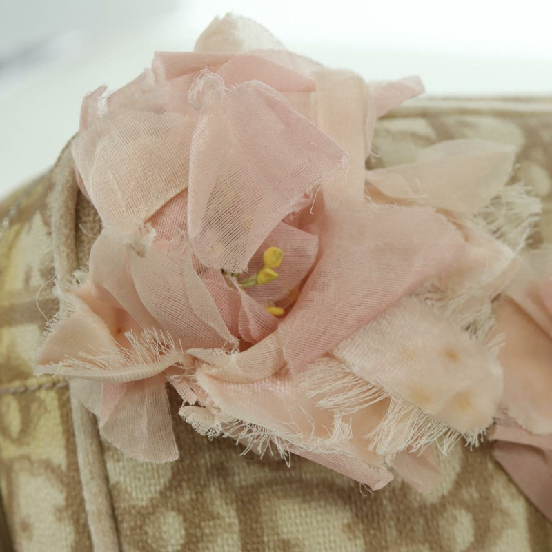 【日本直送】Christian Dior Trotter帆布少女包 PVC皮革 米色 銀色 正品 YKZ130SAV-19