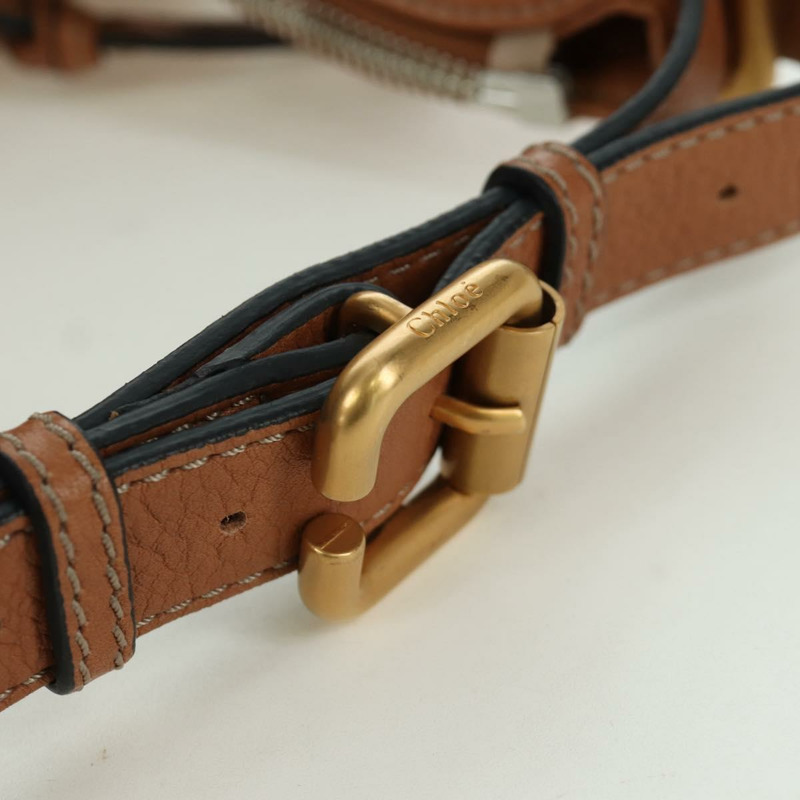 【日本直送】Chloe Paddington 單肩包，皮革材質，棕色、金色、銀色雙色可選，正品 am11115V-7