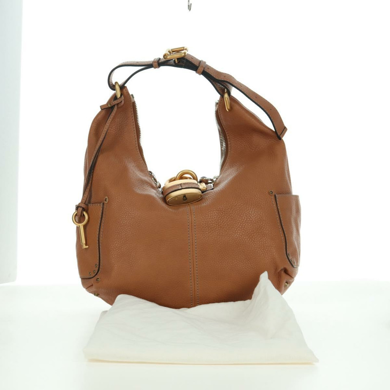 【日本直送】Chloe Paddington 單肩包，皮革材質，棕色、金色、銀色雙色可選，正品 am11115V-11