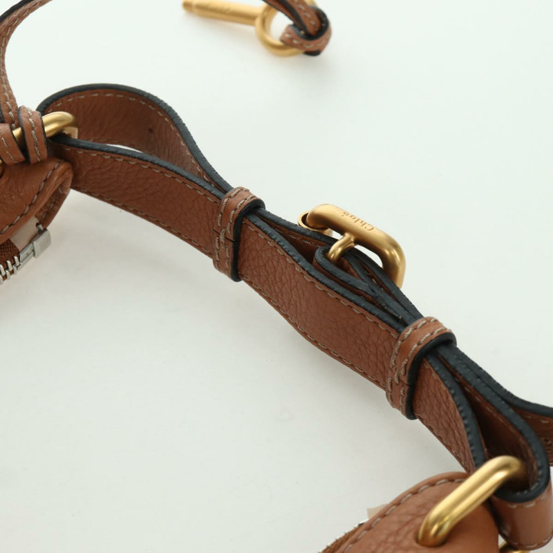 【日本直送】Chloe Paddington 單肩包，皮革材質，棕色、金色、銀色雙色可選，正品 am11115V-13