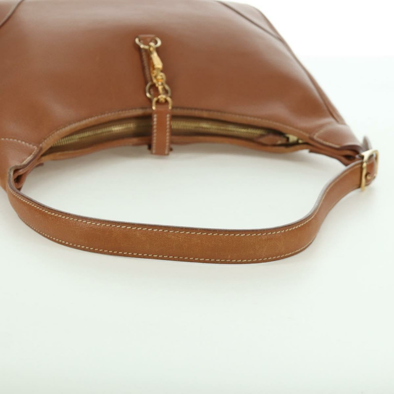 【日本直送】愛馬仕 Trim 31 肩背包，Togo 皮革，棕色金色，正品 am11092V-5