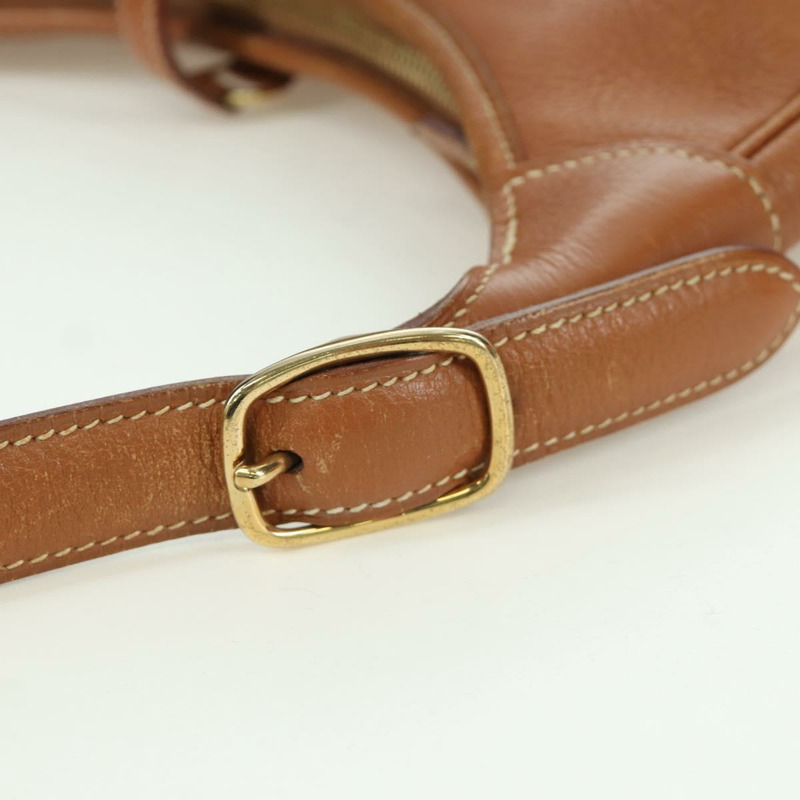 【日本直送】愛馬仕 Trim 31 肩背包，Togo 皮革，棕色金色，正品 am11092V-6