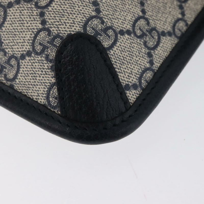 【日本直送】GUCCI GG Supreme Sherry Line 腰包 PVC 米色 銀色 674081 正品 ka3418M-13