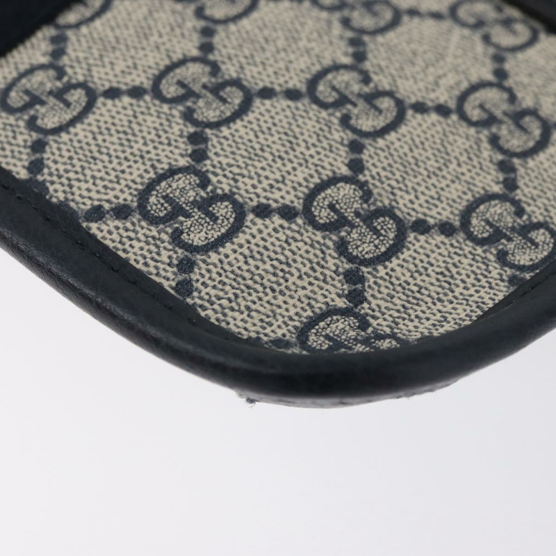 【日本直送】GUCCI GG Supreme Sherry Line 腰包 PVC 米色 銀色 674081 正品 ka3418M-15