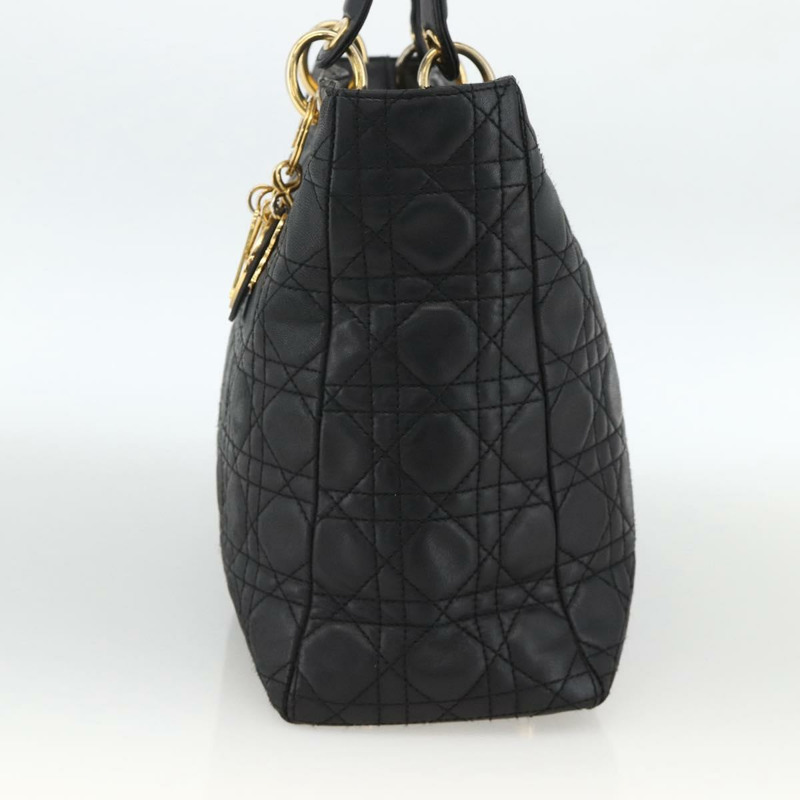 【日本直送】Christian Dior Canage 手袋，羊皮材質，黑色金色，正品 YKZ242A-3