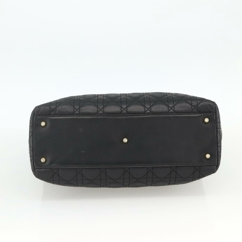 【日本直送】Christian Dior Canage 手袋，羊皮材質，黑色金色，正品 YKZ242A-4