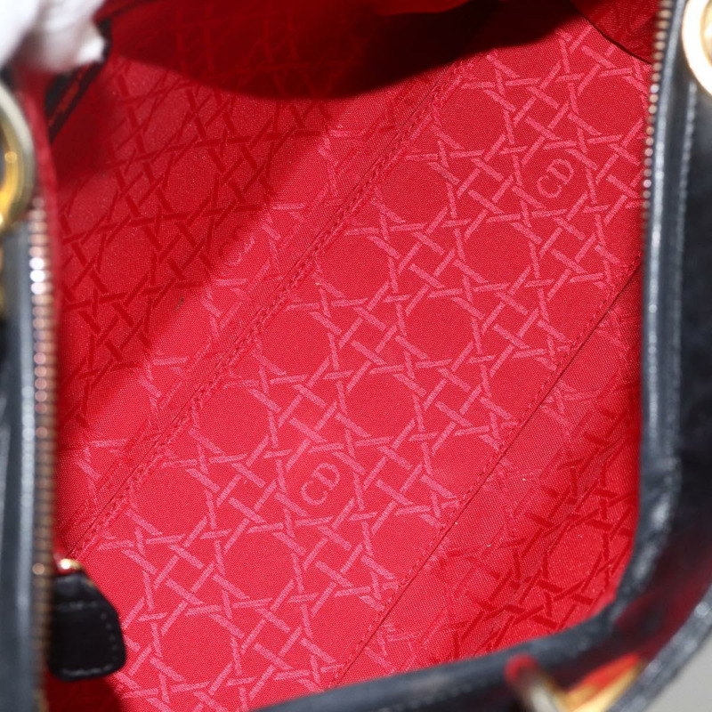 【日本直送】Christian Dior Canage 手袋，羊皮材質，黑色金色，正品 YKZ242A-11