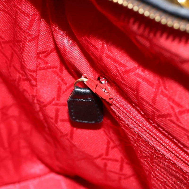 【日本直送】Christian Dior Canage 手袋，羊皮材質，黑色金色，正品 YKZ242A-19