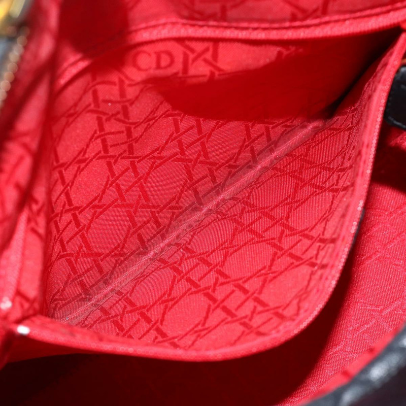 【日本直送】Christian Dior Canage 手袋，羊皮材質，黑色金色，正品 YKZ242A-20