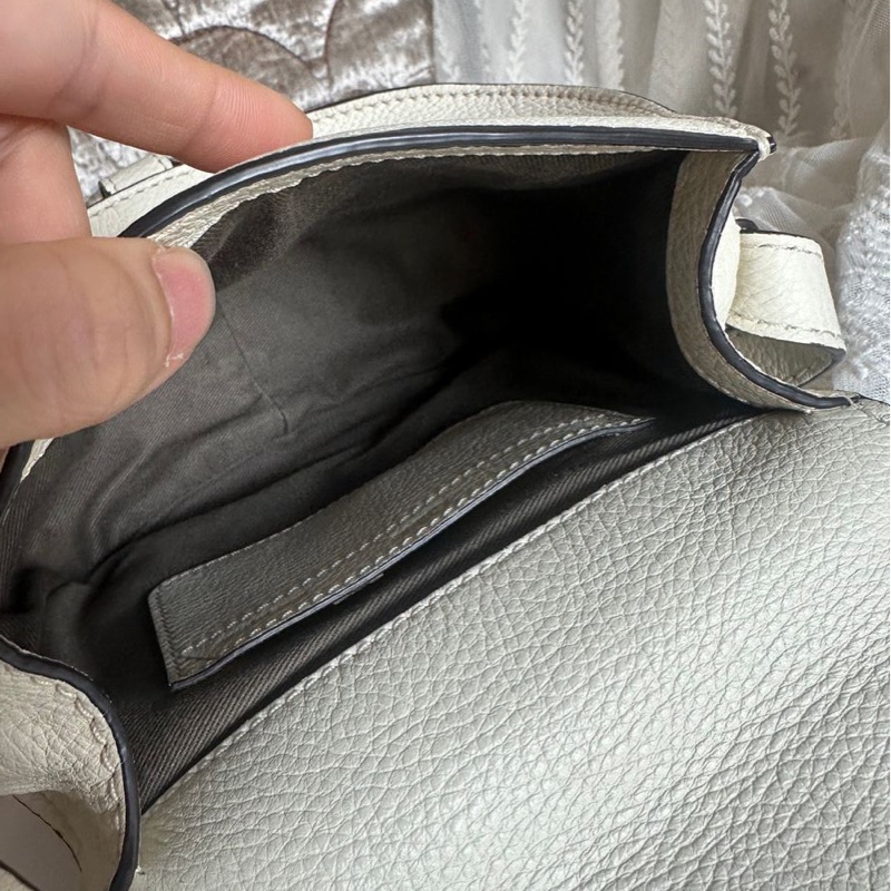 蔻依 馬鞍包 馬蹄包 肩背  手提包 側背包 斜背包 中古包 經典款 Chloe Marcie bag-20