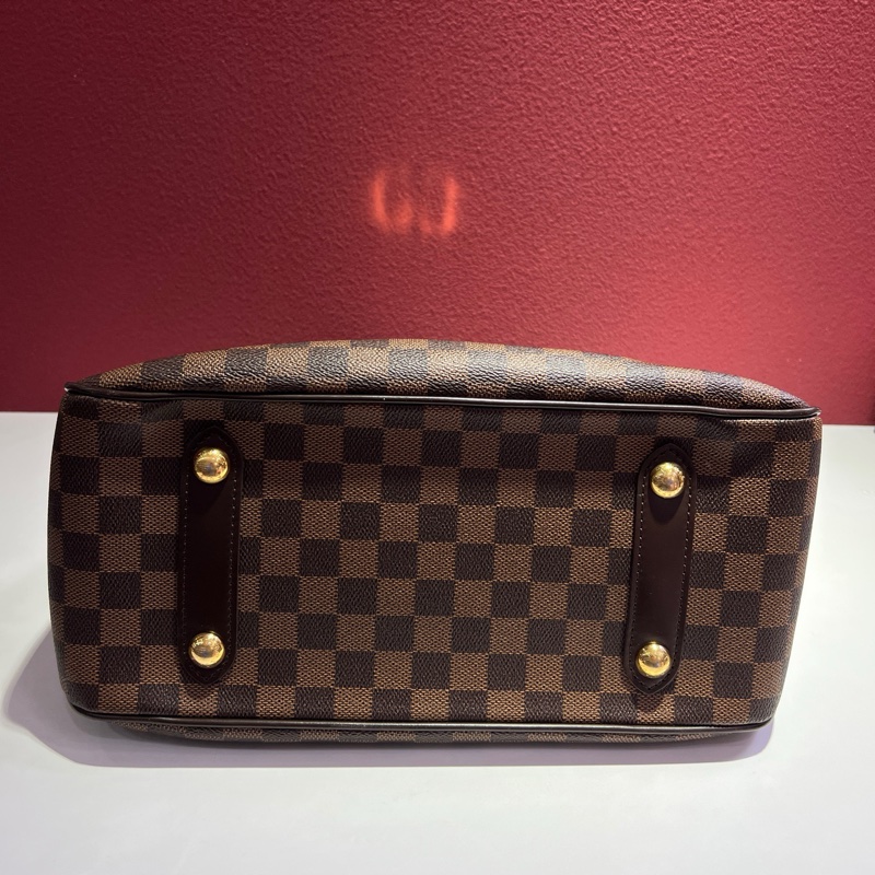 路易威登/Louis Vuitton Cabas系列 金扣 經典棋盤格棕色手提包 斜挎包 1尺寸：33*14*29 cm-3