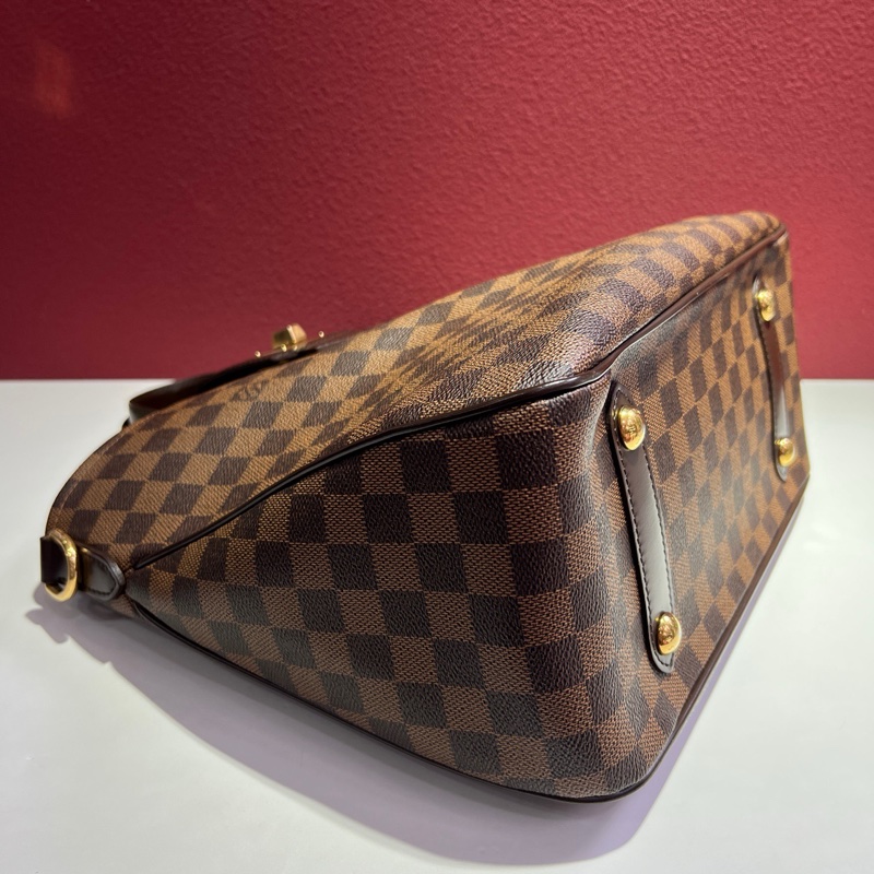 路易威登/Louis Vuitton Cabas系列 金扣 經典棋盤格棕色手提包 斜挎包 1尺寸：33*14*29 cm-4