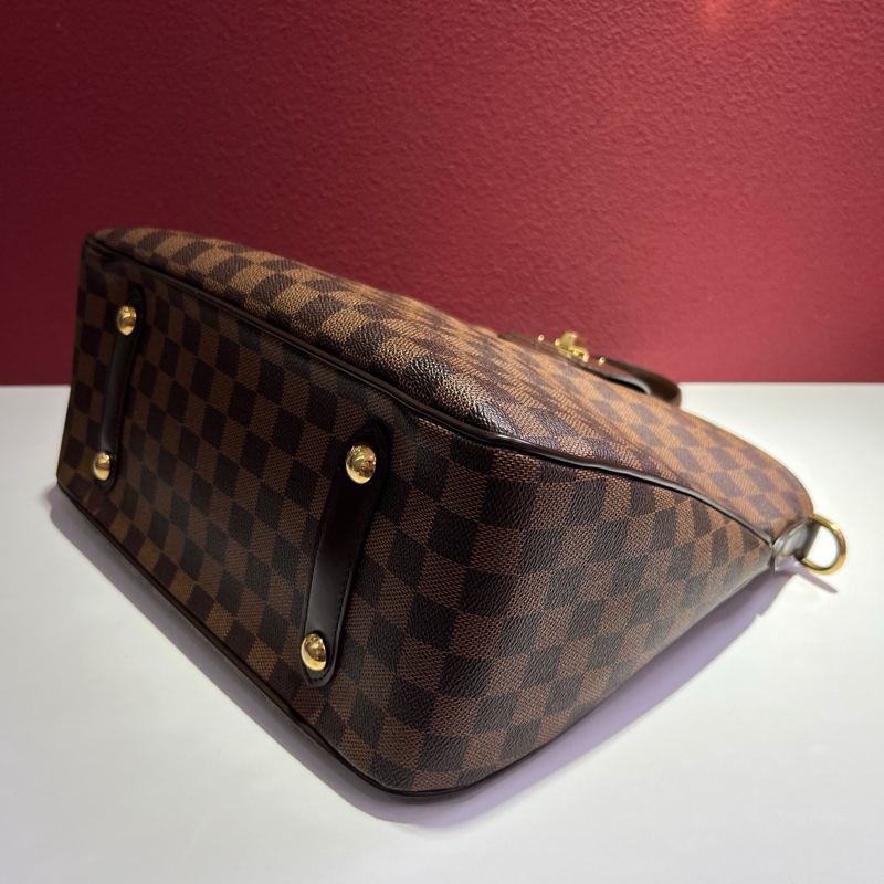 路易威登/Louis Vuitton Cabas系列 金扣 經典棋盤格棕色手提包 斜挎包 1尺寸：33*14*29 cm-15