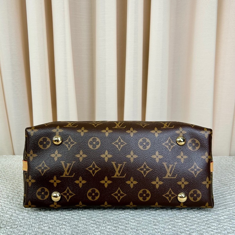 LV路易威登Carryall子母包 經典老花滿印 肩帶可拆卸 手提單肩斜挎都行 內裡乾淨 容量大 日常通勤百搭實用-4