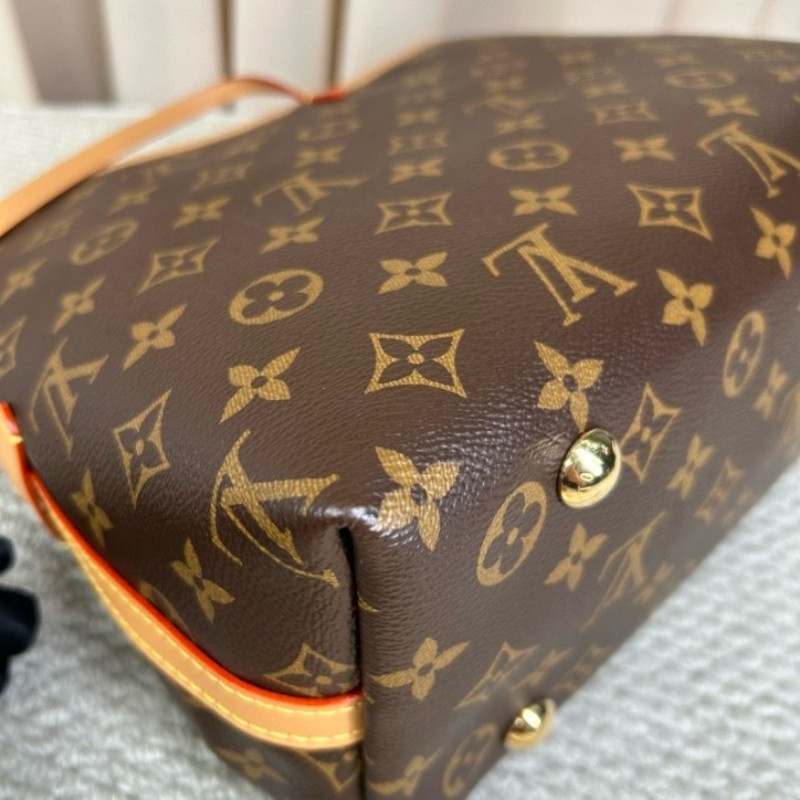 LV路易威登Carryall子母包 經典老花滿印 肩帶可拆卸 手提單肩斜挎都行 內裡乾淨 容量大 日常通勤百搭實用-7