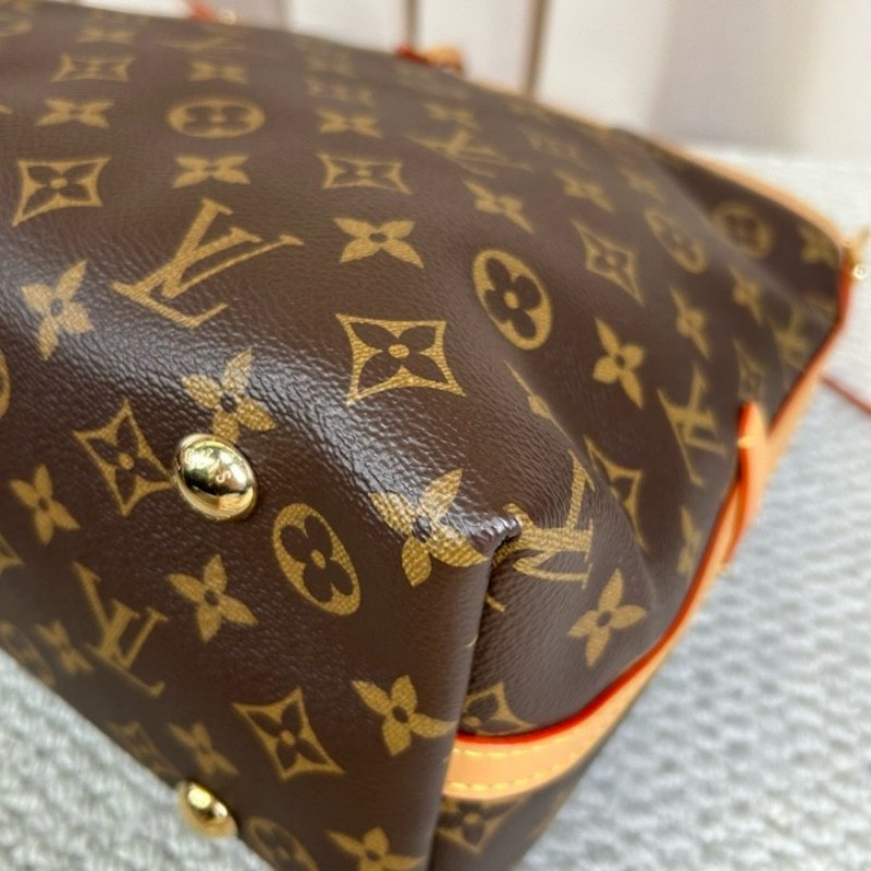 LV路易威登Carryall子母包 經典老花滿印 肩帶可拆卸 手提單肩斜挎都行 內裡乾淨 容量大 日常通勤百搭實用-9