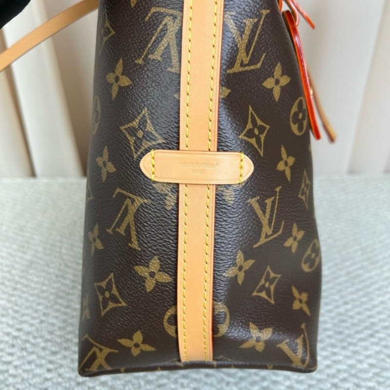 LV路易威登Carryall子母包 經典老花滿印 肩帶可拆卸 手提單肩斜挎都行 內裡乾淨 容量大 日常通勤百搭實用-14