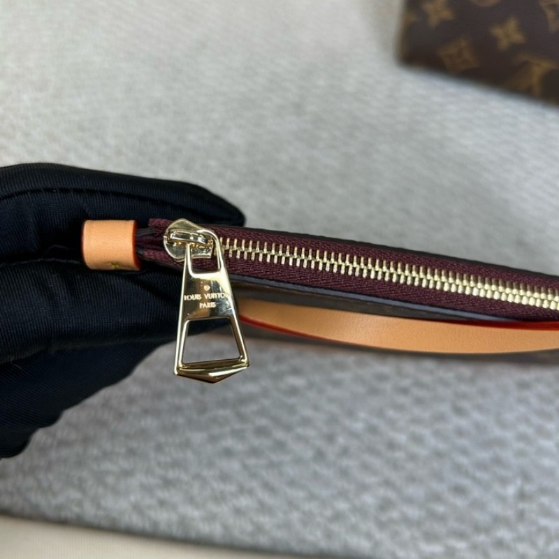 LV路易威登Carryall子母包 經典老花滿印 肩帶可拆卸 手提單肩斜挎都行 內裡乾淨 容量大 日常通勤百搭實用-17