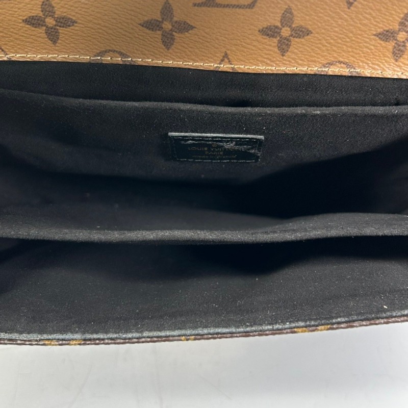 專櫃價3.8折！路易威登/Lv  焦糖拼色老花郵差包 熱門款 永不過時 輕鬆搭配 很實用-9