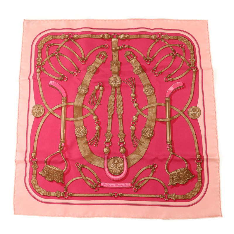 HERMES 絲質Scarf 40x40絲巾-1