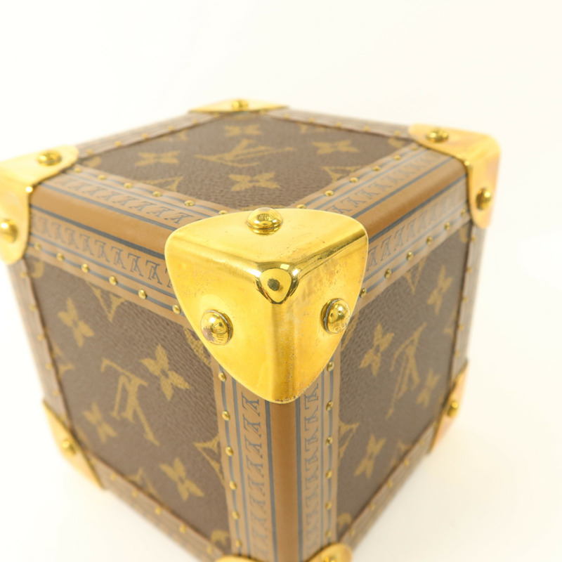 LOUIS VUITTON Monogram Cube金扣立方體-9
